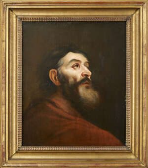 
	
		Manner of Andrea Vaccaro, 
		18th century- 
		 
		Portrait of a bearded man...