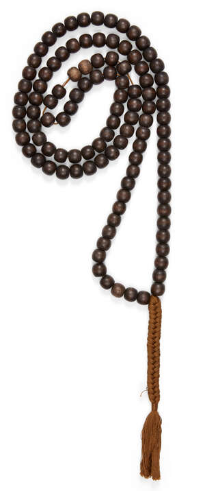 
	
		A string of Chinese aloeswood necklace, Qing dynasty, comprising of one-hundred and eight...