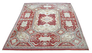 
	
		A Hereke carpet, West Anatolia, c. 1900, dated AH 1222/1807-09 AD, in the European taste,...