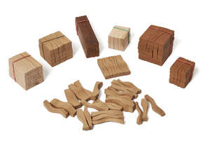 
	
		Brian Willsher, 
		British 1930-2010 - 
		 
		A Group of 7 Puzzles; 
		 
		oak, teak...