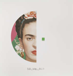 
	
		Nick Smith, 
		British b.1980- 
		 
		Frida Kahlo Auxochrome, 2017;
		 
		giclee print...
