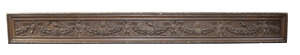 
	
		A large Continental carved oak frieze, 19th century, with spread-wing eagles holding...