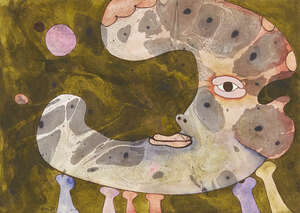 
	
		Desmond Morris,
		British b. 1928-
		 
		Daydreamer;
		 
		oil, ink and watercolour...