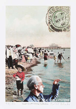 
	
		Sir Peter Blake CBE RDI RA, 
		British b.1932- 
		 
		The Sea, Folkestone - Joseph...