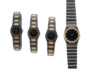 Concord. Four quartz bracelet watchesMariner SG, reference 15.81.115, and Freedom, reference...