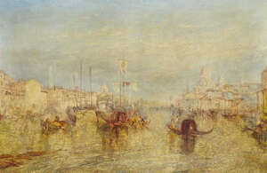 
	
		After Joseph Mallord William Turner RA, 
		British 1775-1851- 
		Venice, from the Porch...