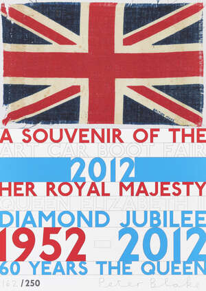 
	
		Sir Peter Blake CBE RDI RA,
		British b.1932-
		 
		Diamond Jubilee, 2012;
		 
		giclee...