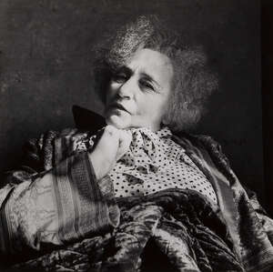 
	
		Irving Penn, 
		American 19172009-
		 
		Colette, Paris, 1951;
		 
		gelatin silver...