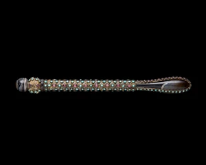 An Ottoman gem-set sceptreTurkey, 17th century or later
In three parts, the surface of each part...