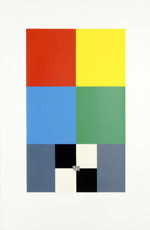 
	
		Sir Peter Blake CBE RDI RA,
		British b.1932- 
		 
		Q is for Quarters, from the...