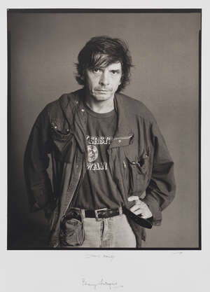 
	
		Barry Lategan,
		British b.1935- 
		 
		David Bailey, 2010;
		 
		platinum print,...