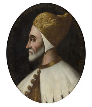
	
		Italian School, 
		 
		late 18th century- 
		 
		Portrait of Antonio Vernier...