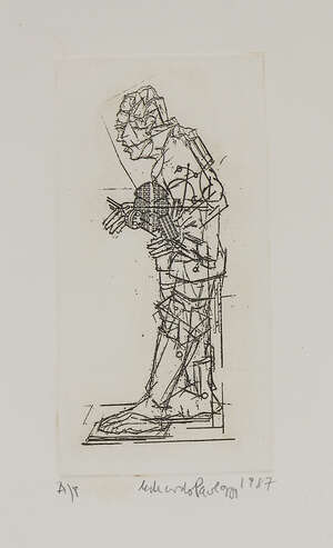 
	
		Sir Eduardo Paolozzi CBE RA, 
		Scottish 1924-2005-
		 
		The Artist as Hephaestus,...