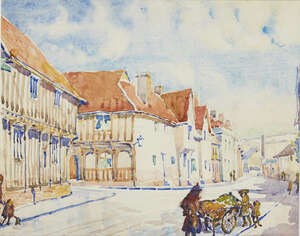 
	
		Cyril Edward Power, 
		British 1871-1951- 
		 
		Lavenham, Suffolk;
		 
		