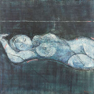 
	
		Balraj Khanna (Indian b. 1940), Untitled, oil on canvas, signed 'Balraj' and dated '72...