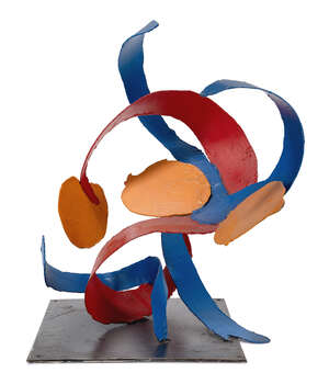 
	
		Edward Dutkiewicz, 
		British 1961-2007 - 
		 
		Untitled Dancer; 
		painted metal,...