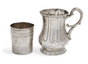 
	
		A Victorian silver christening mug, Sheffield, c.1852, Henry Wilkinson & Co., of baluster...