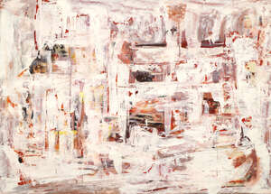 
	
		Kit Barker,
		British 1916-1988-
		 
		Two untitled abstracts (a pair) c.1969;
		 
		