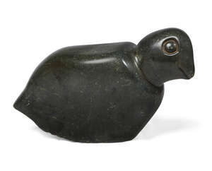 
	
		Marko Guri, A Bird, green hardstone, inscribed to the underside, M Guri, 19cm high, 31cm...