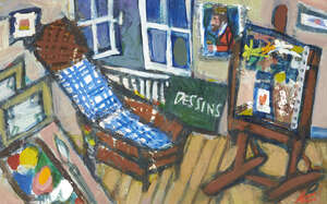 
	
		Alfred Cohen, 
		American/British 1920-2001 - 
		 
		L'Atelier, 1983; 
		 
		oil on...