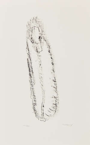 
	
		Henri Michaux, 
		Belgian/French 1899-1980- 
		 
		Abstract Composition VII, 1984;...
