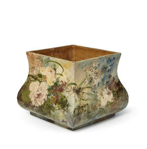 
	
		French, an Impasto decorated jardinière
		Late 19th/early 20th century, signed on the...