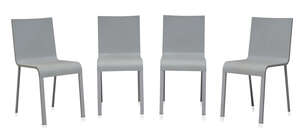 
	
		Maarten van Severen (1956-2005), a set of four 'No.3' chairs for Vitra and a 'Lim' dining...