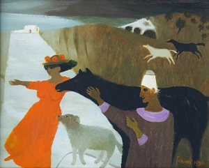 Mary Fedden OBE RA RWA, British 1915-2012 - Welcome Home, 1986; oil on board, signed and dated...