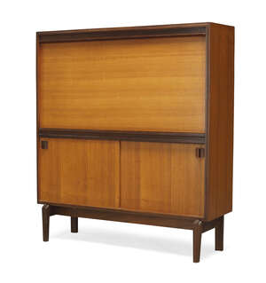 
	
		Robert Heritage (b.1927), a teak bureau for Beaver and Tapley  
		c.1960  
		With fall...
