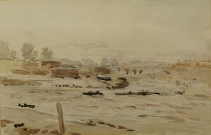 
	
		Philip Wilson Steer OM,
		British 1860-1942-
		 
		Wind Against Tide;
		 
		sepia...