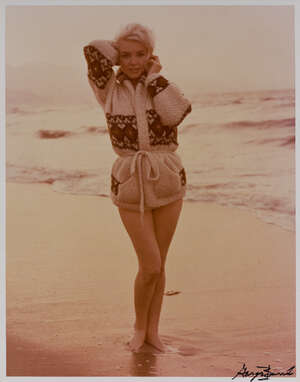 
	
		George Barris, 
		American 1922-2016-
		 
		Portrait of Marilyn Monroe Standing from...