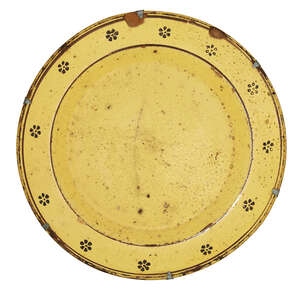 
	
		A rare and early Canakkale dish, Ottoman Turkey, late 17th/early 18th century, of deep...