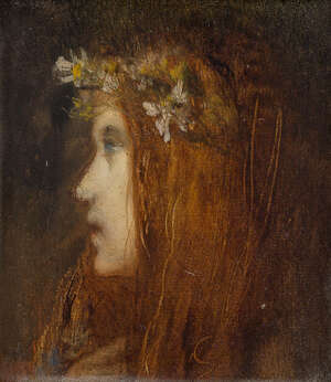
	
		Pierre Amédée Marcel-Beronneau, 
		
		French 1869-1937- 
		 
		 
		Ophelia;...