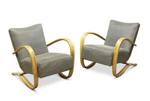 
	
		Jindrich Halabala (1903-1978), a pair of model H-269 armchairs
		Czechoslovakia,...