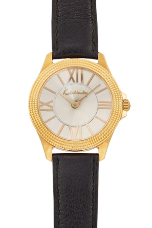 Kutchinsky. A quartz wristwatchClout&eacute;, Number 14, Circa 1990Quartz movement, silvered sunburst...