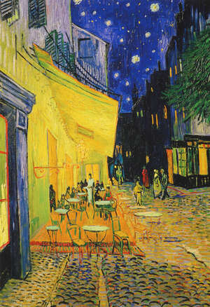 
	
		RTO After Vincent van Gogh, Dutch 1853-1890- "The Cage Terrace on The Place du Forum...