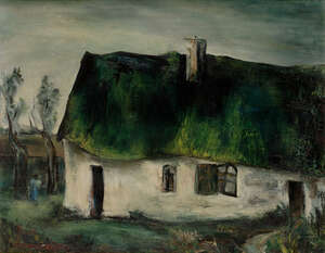 
	
		Claude Lemeunier, 
		French 1928-2010 - 
		 
		Cottage; 
		 
		oil on canvas, signed...