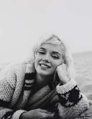 
	
		George Barris, 
		American 1922-2016-
		 
		Portrait of Marilyn Monroe, lying down,...