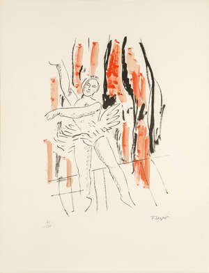 
	
		After Fernand Leger, 
		French 1881-1955- 
		 
		La Ville (Plates 1, 15, 22), 1959;...