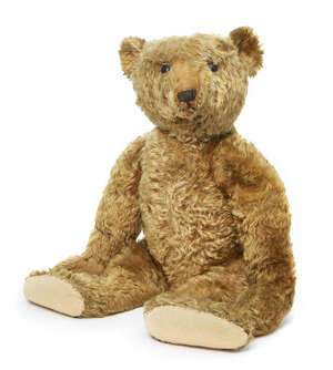 
	
		A large Steiff plush teddy bear, 74cm high

	

