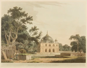 Thomas Daniell, R.A. (1749-1840), Mausoleum of Sultan Chusero, near Allahabad, handcoloured...