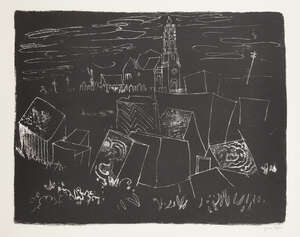
	
		John Piper CH,
		British 1903-1992-
		 
		Easton, Portland, Dorset: St George Reforne,...