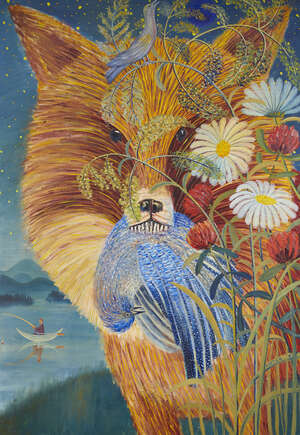 
	
		Mårten Andersson,
		Swedish 1934- 2017;
		Fox;
		oil on canvas, signed lower right, 163 x...