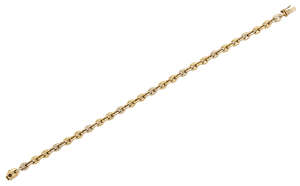 
	
		A bracelet by Cartier, of marine link design, signed Cartier, numbered C80560, length...