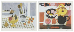 
	
		After Mary Fedden OBE RA RWA, 
		British 1915-2012- 
		 
		The Tabac Jar and Orange...