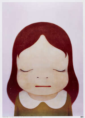 
	
		Yoshitomo Nara, 
		Japanese b.1959- 
		 
		Cosmic Girls: Eyes Opened/Eyes Closed, 2008;...