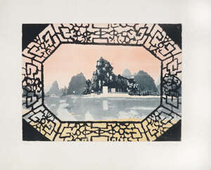 
	
		Patrick Procktor RA, British 1936-2003- Da Miou Mountains, Kweilin, China Series;...