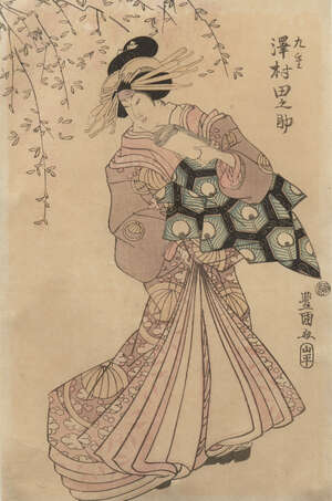 
	
		AMENDMENT: This is a print is by the artist Utagawa Toyokuni (1769-1825), and published...
