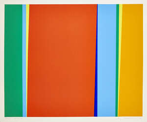 
	
		Jay Rosenblum, 
		American 1933-1989- 
		 
		Cycle 3, 1979; 
		 
		screenprint in...