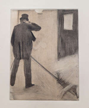 
	
		After Edgar Degas, French 18341917; Illustration from La Famille Cardinal; photogravure on...